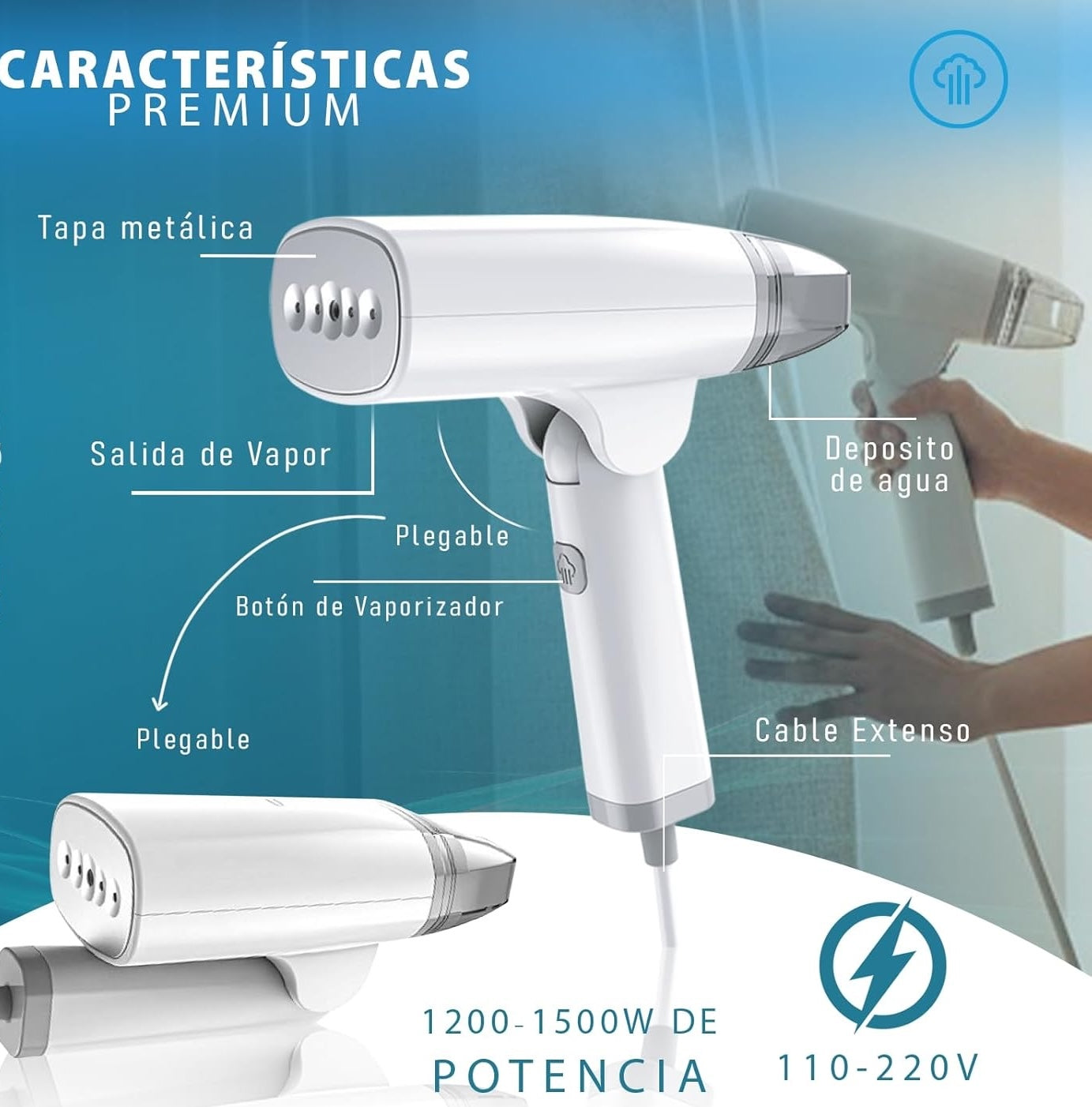 Plancha vertical de vapor Powerson®
