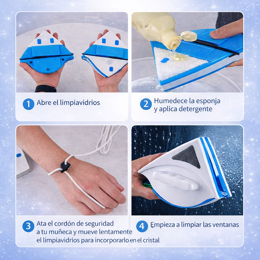 Limpiacristales Magnético Cleanfy®