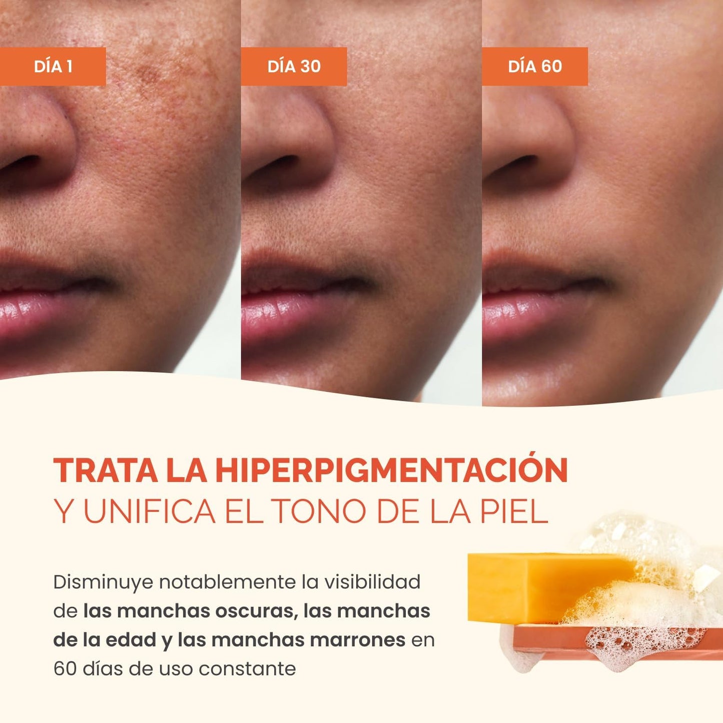 2x Pack Jabon de ácido Kojico Skincare®