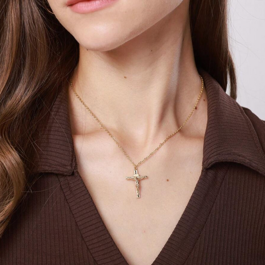 Collar Cruz oro Jewells® 50cm