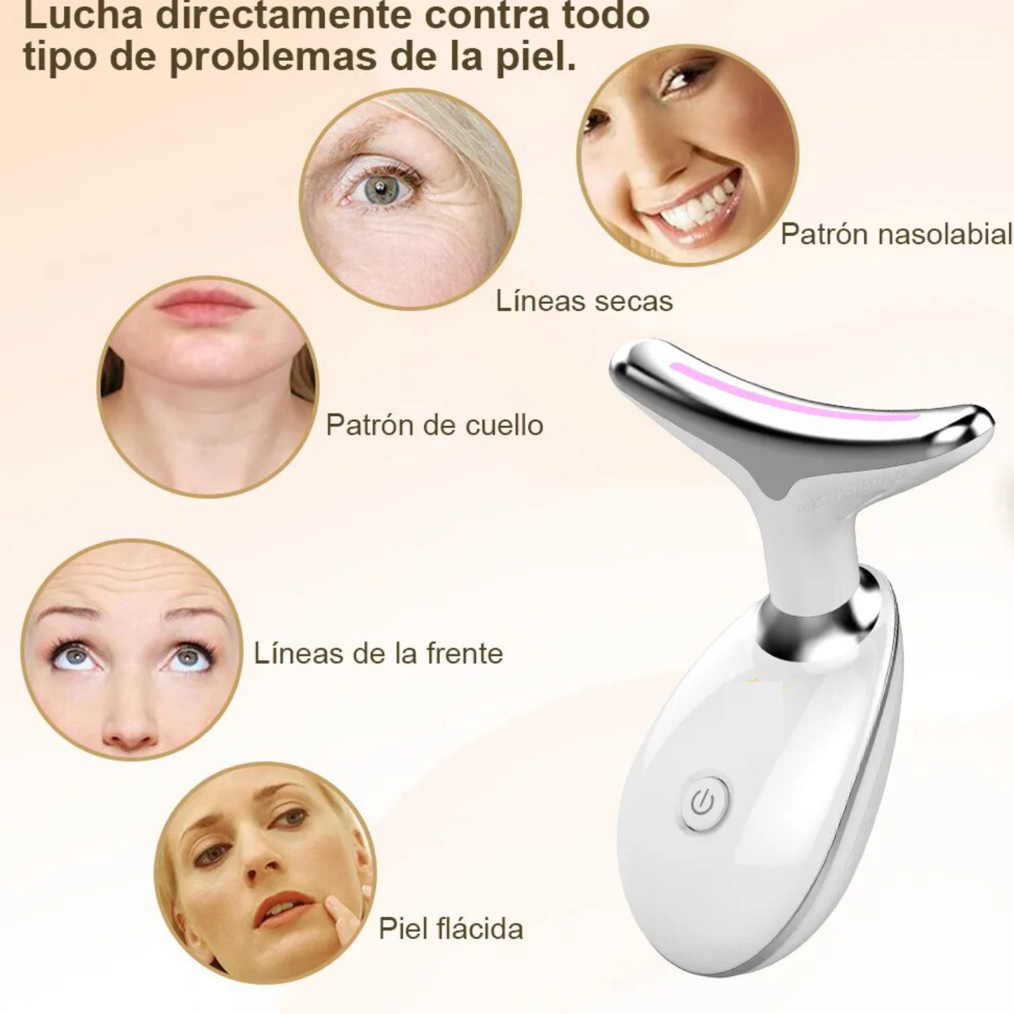 Skintec® Masajeador Facial Antiedad