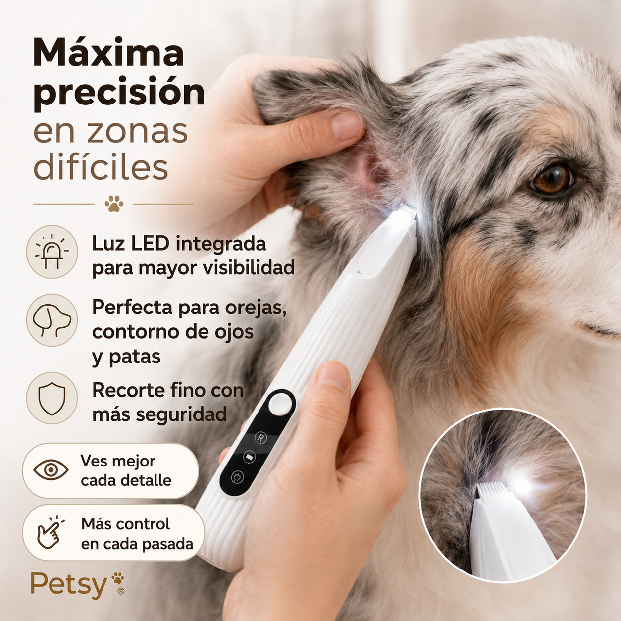 Petsy® Máquina Recortadora para Mascotas