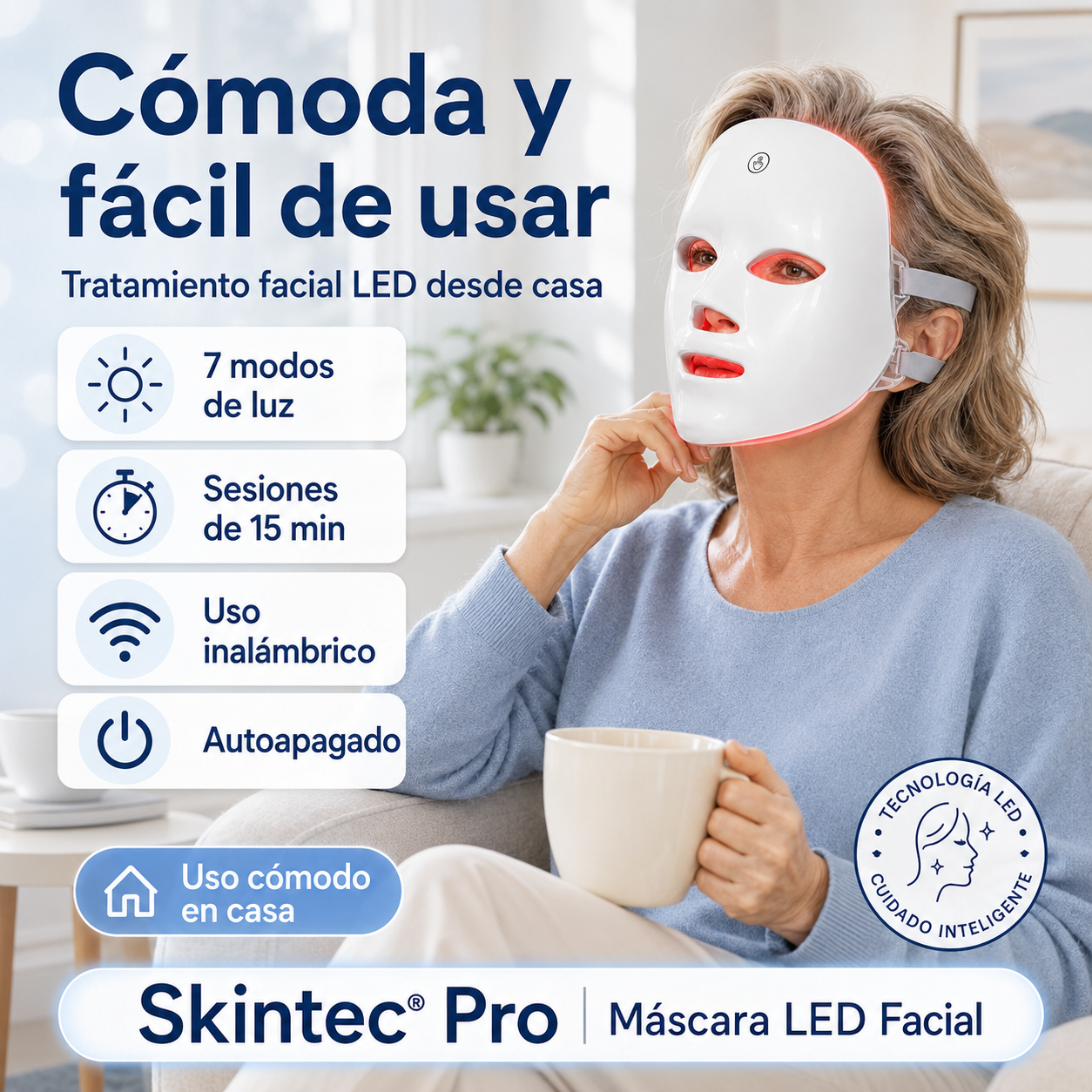 Mascara LED Skitec® Pro