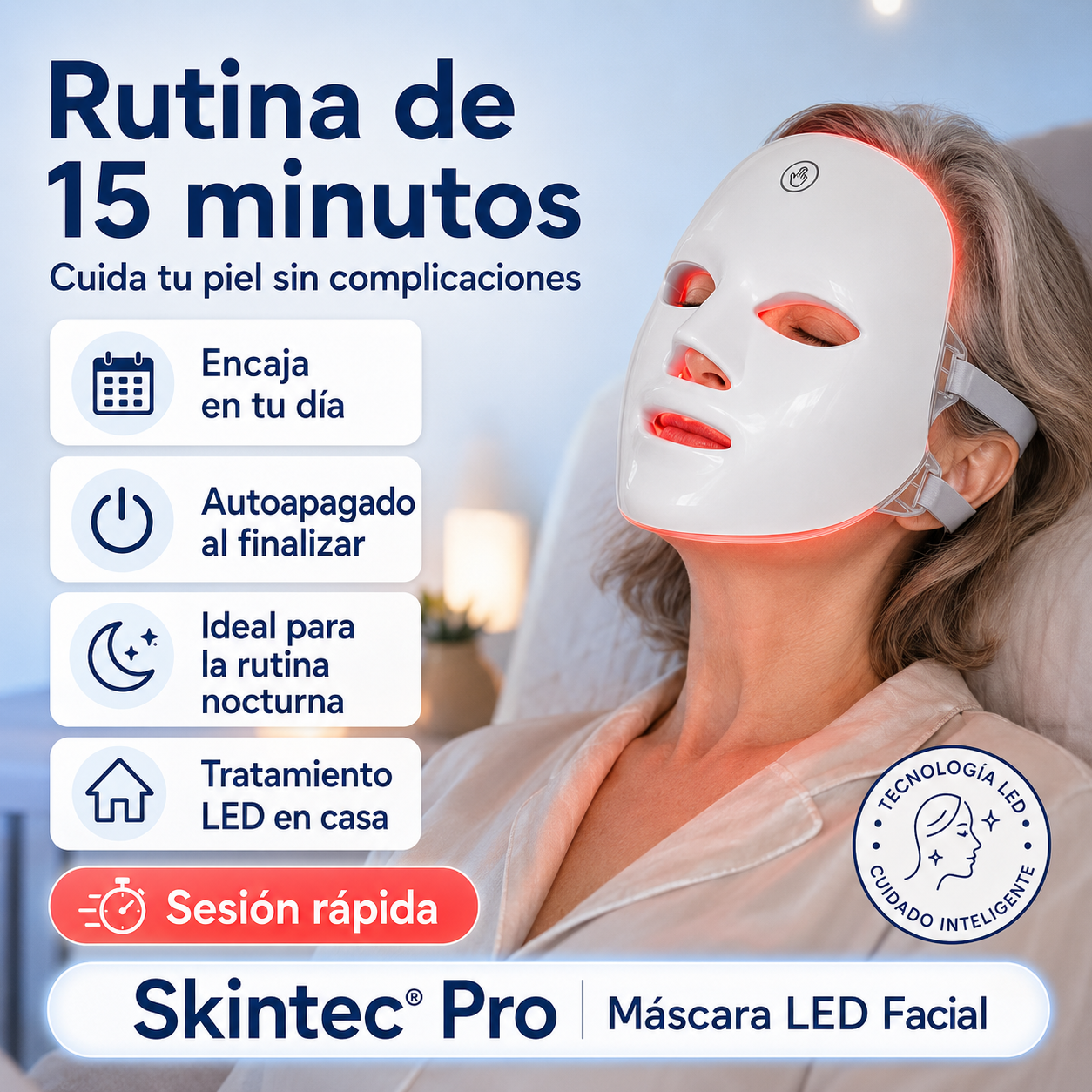 Mascara LED Skitec® Pro