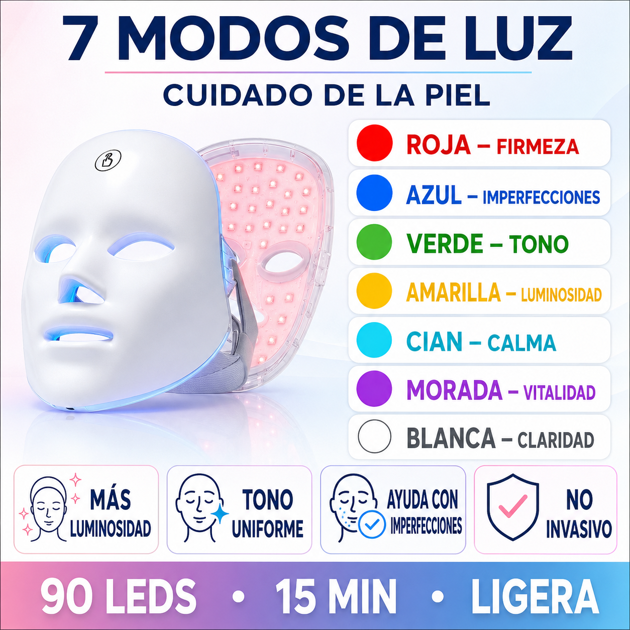 Mascara LED Skitec® Pro