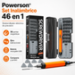 Set Destornillador Electrico Powerson® 46en1