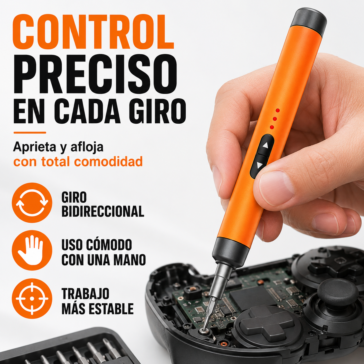 Set Destornillador Electrico Powerson® 46en1
