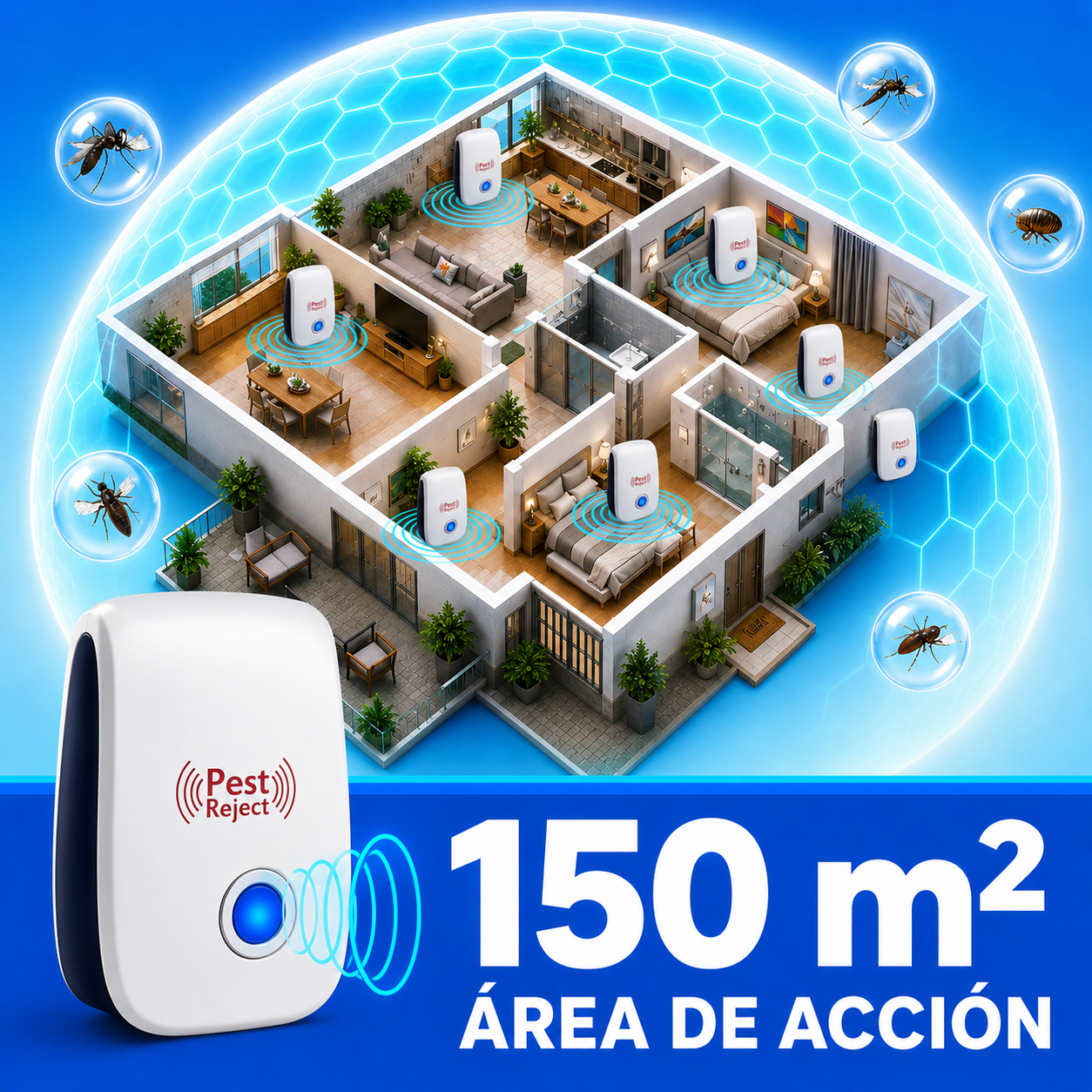 Repelente Ultrasónico PestReject®