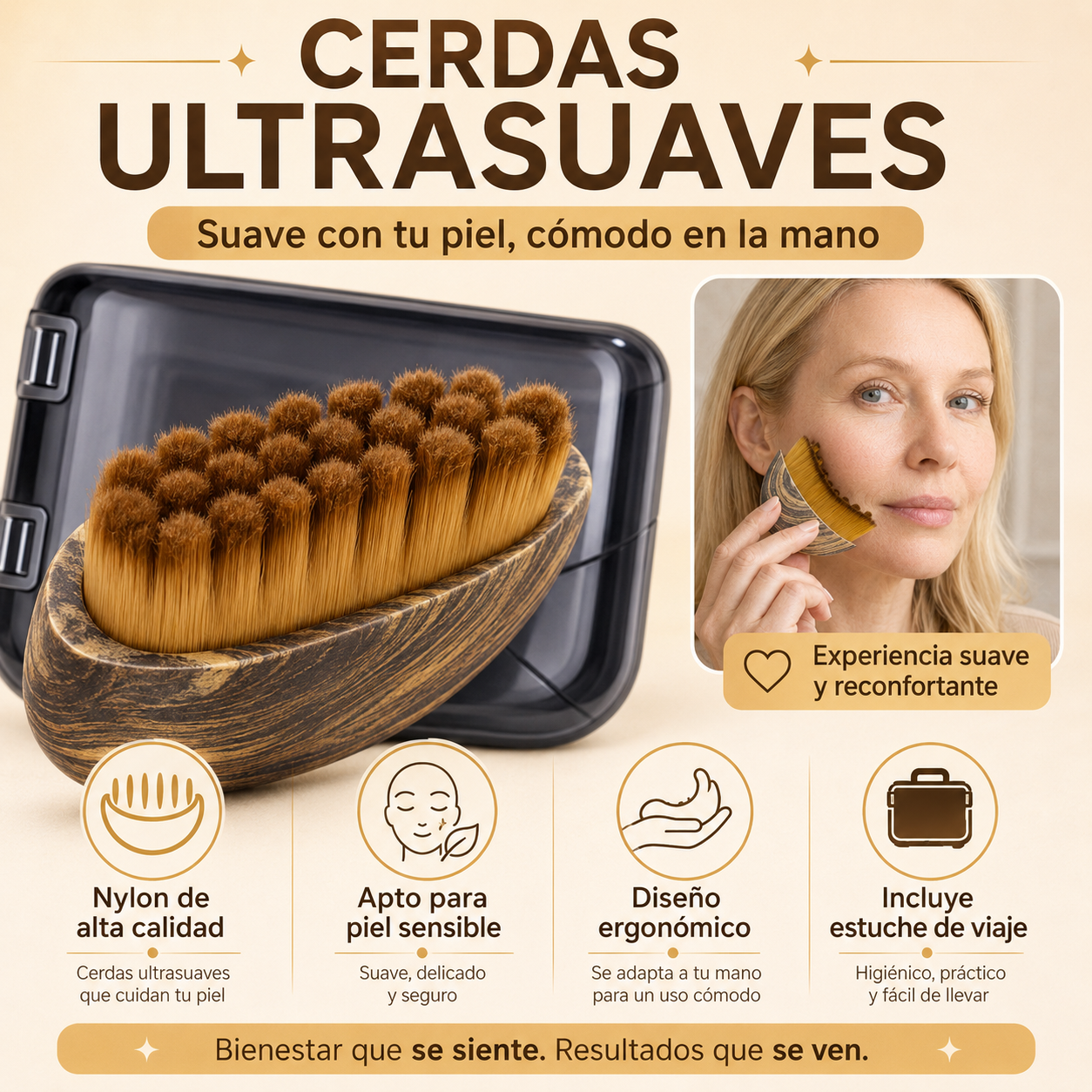 Cepillo Linfático Skintec® con estuche (2x1)