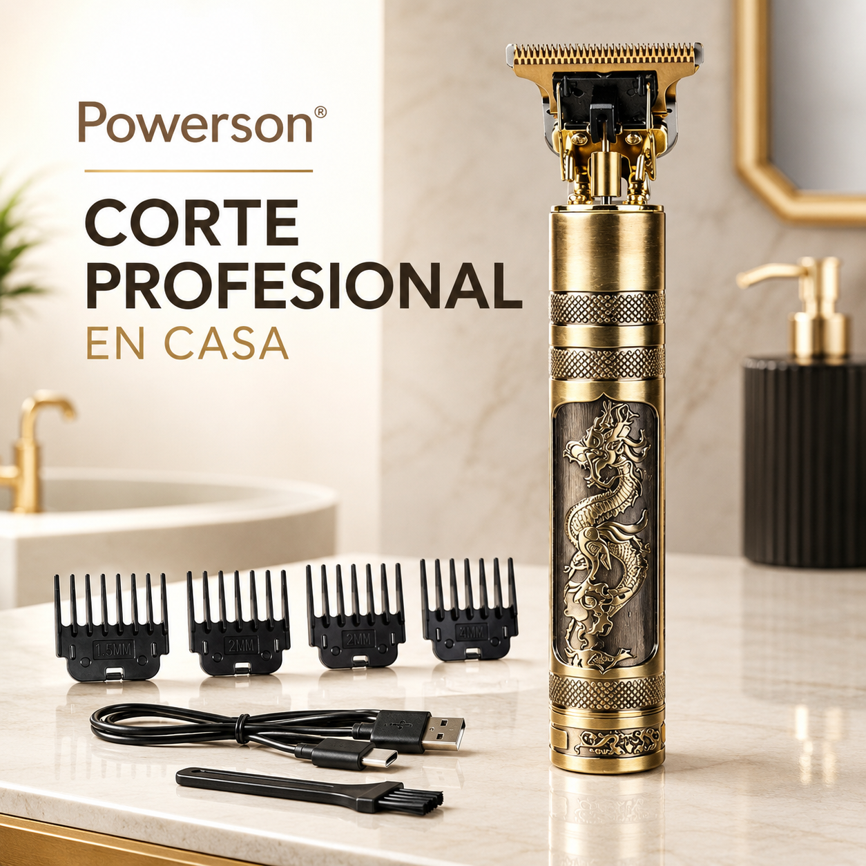 Maquina profesional cortapelo Powerson® – terracontrareembolso