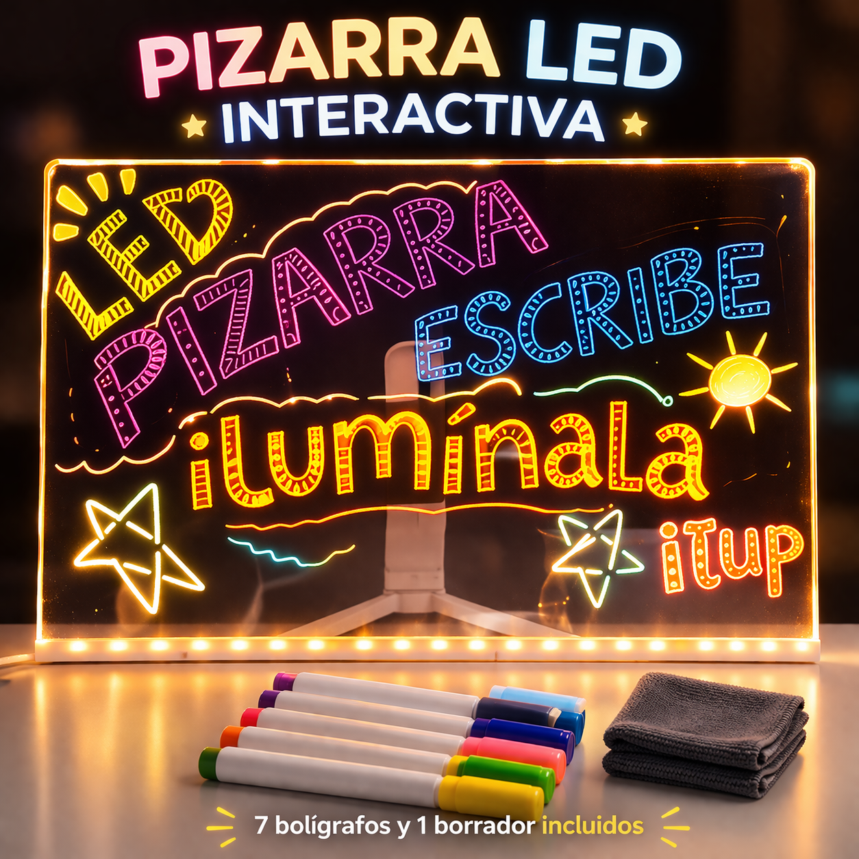 Pizarra LED Kidsy® Grande(20x30)