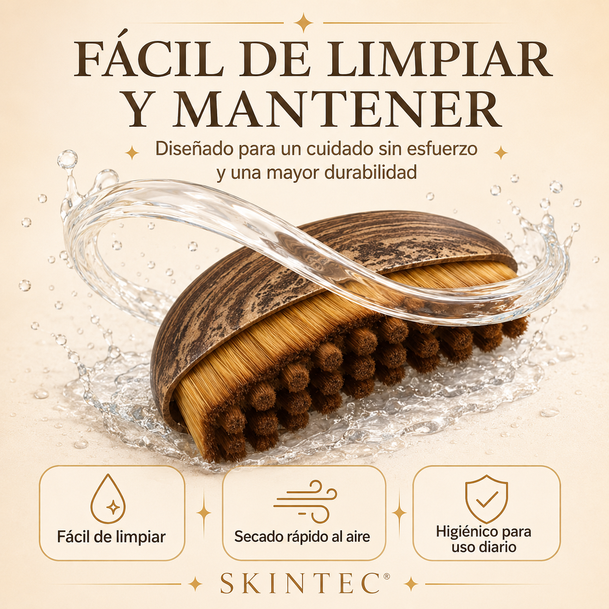 Cepillo Linfático Skintec® con estuche (2x1)