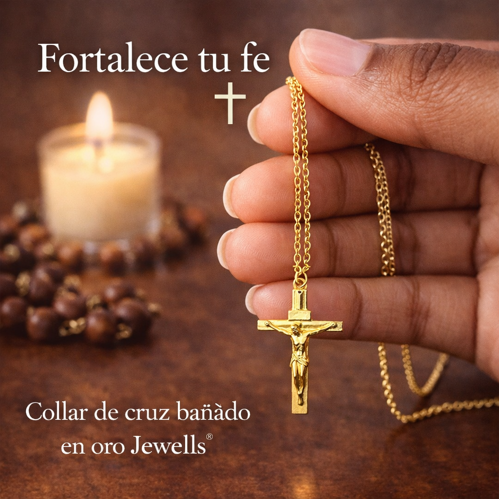 Collar Cruz oro Jewells®