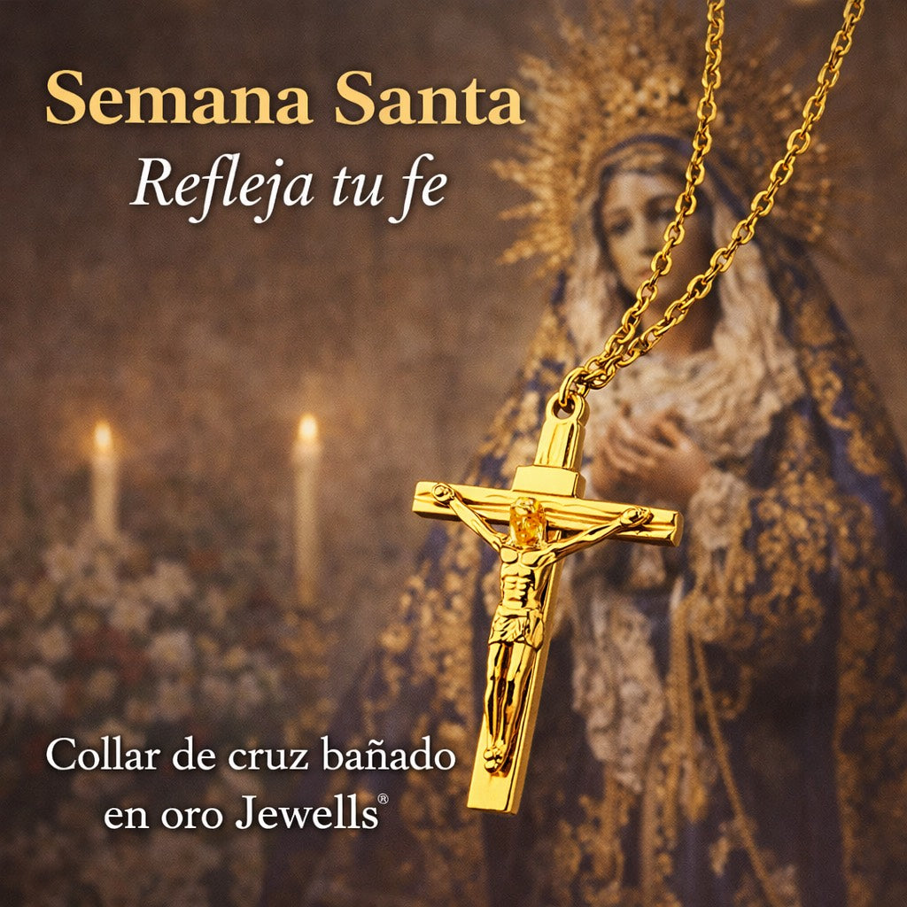 Collar Cruz oro Jewells®