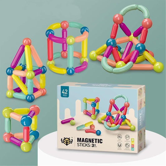 Juego de bloques magnéticos Kidsy® 42pcs